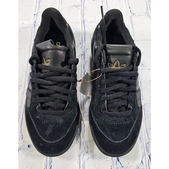 adidas Tyshawn Low Black Gold Metallic 2022 Skateboarding Shoe YOUTH 4 WOMENS 5 main image 5